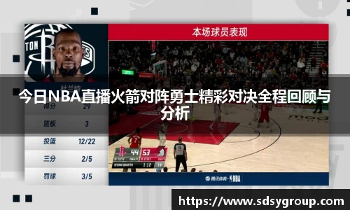 今日NBA直播火箭对阵勇士精彩对决全程回顾与分析